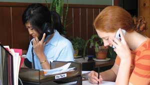 Interns at work © PHOTO RIVER ARTS CENTRE