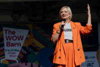 Mayor West Yorkshire Tracy Brabin speaking at an event