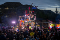 Live finale of GALWAD at Blaenau Ffestiniog, part of UNBOXED, Creativity in the UK.