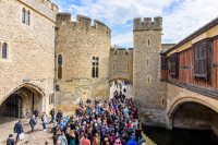 Visitors at the Tower of London