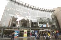 Outside the Festival Theatre in Edinburgh