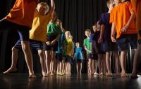 Photo of children in dance workshop