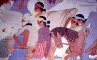 Photo of Navajo Mural by Gerald Nailor