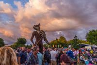 Photo of Cambridge Folk Festival fox