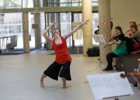 Image of dancer in rehearsal