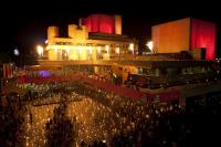 Photo of outdoor event at National Theatre