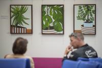 Photo or artwork in hospital