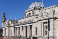 Exterior of National Museum Cardiff, Cathays Park, Cardiff.