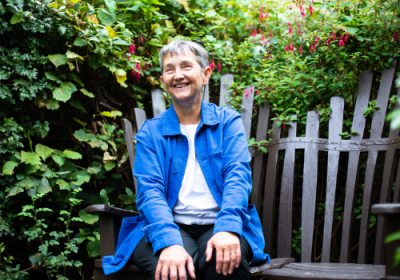 Frances Morris in Tate Modern's Community Garden