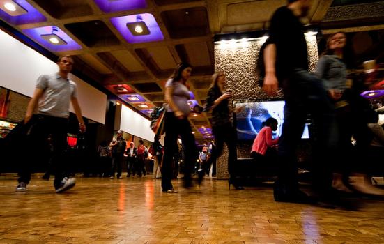 Photo of the Barbican foyer