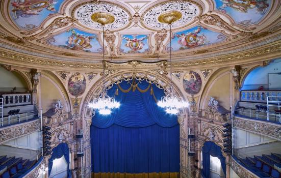 The interior of the Blackpool Grand Theatre