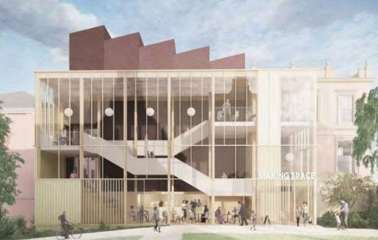 Artists' impression of the proposed new premises for Oldham Coliseum