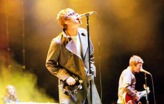 Image of Oasis performing