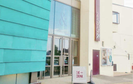 The exterior of Royal & Derngate Theatre in Northampton