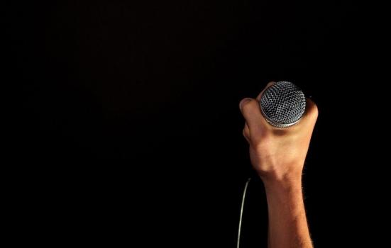 Photo of microphone