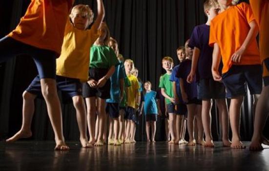 Photo of children in dance workshop