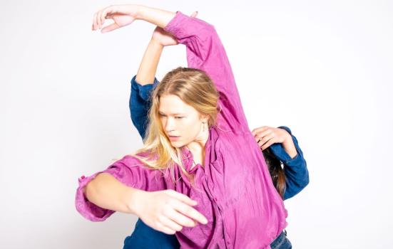 Two women dancers