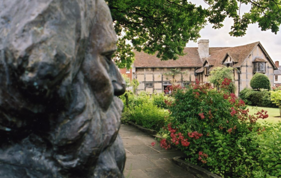 Statue of Rabindranath Tagore at Shakespeare’s Birthplace