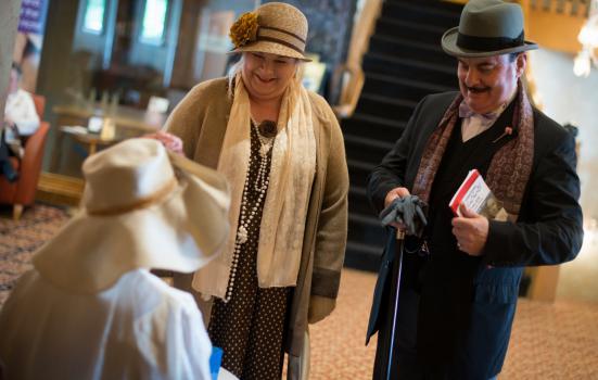 Photo of people dressed up