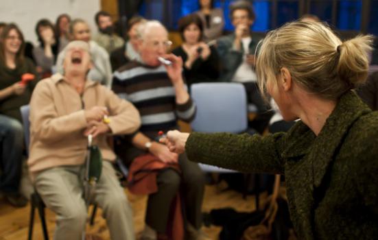 Photo of a workshop in a care home