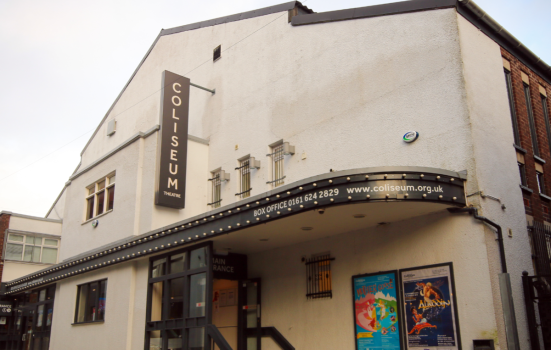 Exterior of Oldham Coliseum Theatre