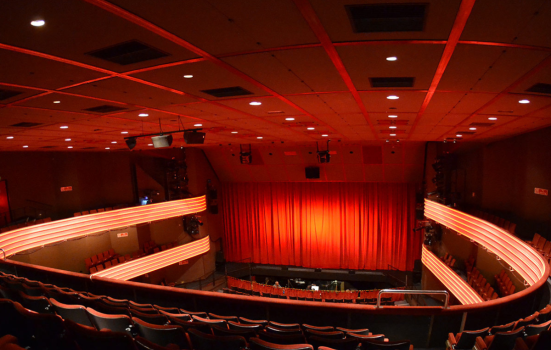 The auditorium of The Orchard Theatre, Dartford