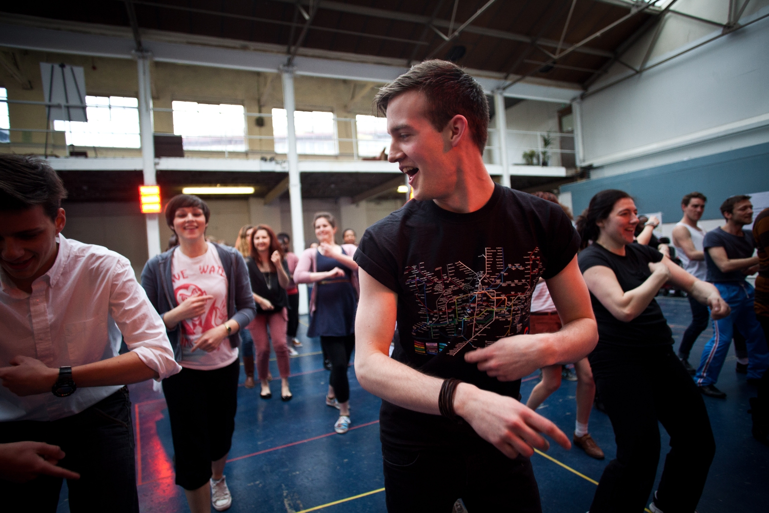 Image of rehearsals at Old Vic