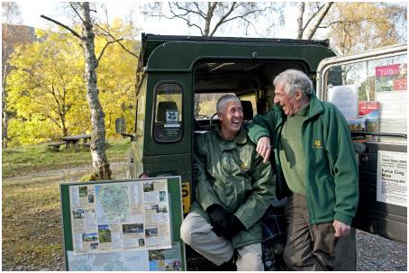 Photo of two National Trust membership recruiters