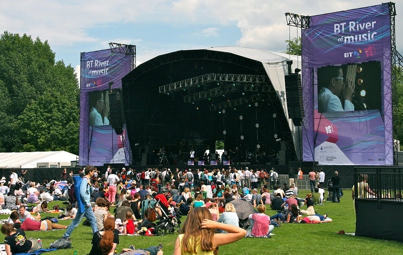 Photo of the BT River of Music Festival