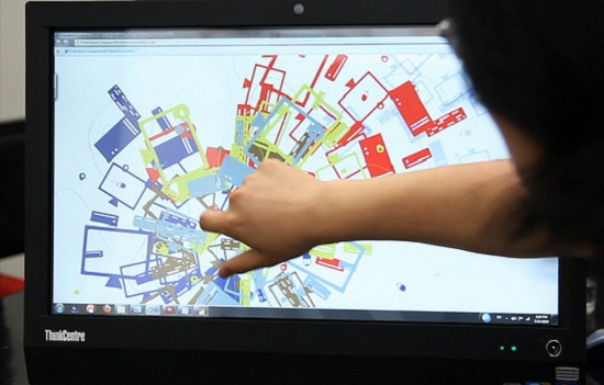 Photo of Data Visualization on a screen