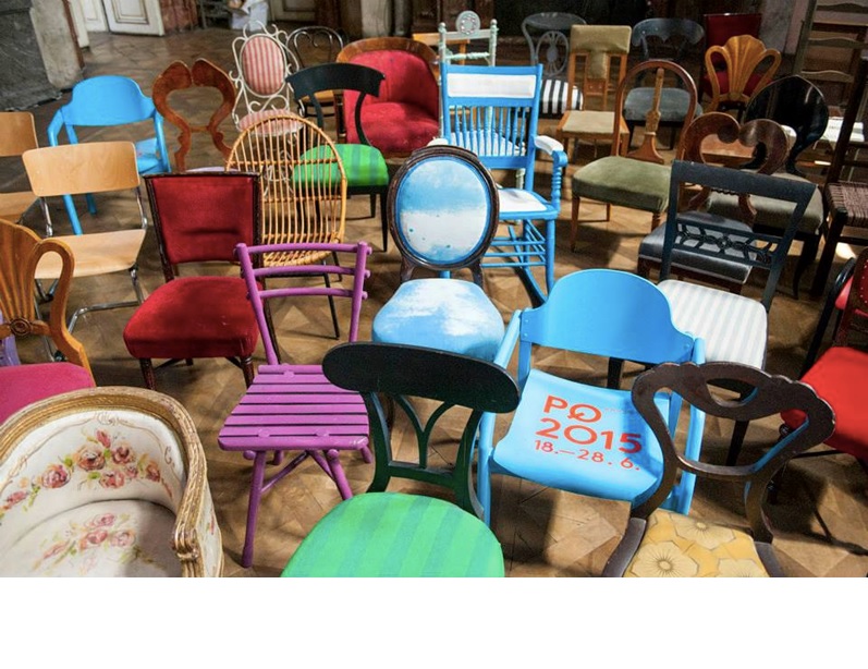 Photo of chairs in theatre