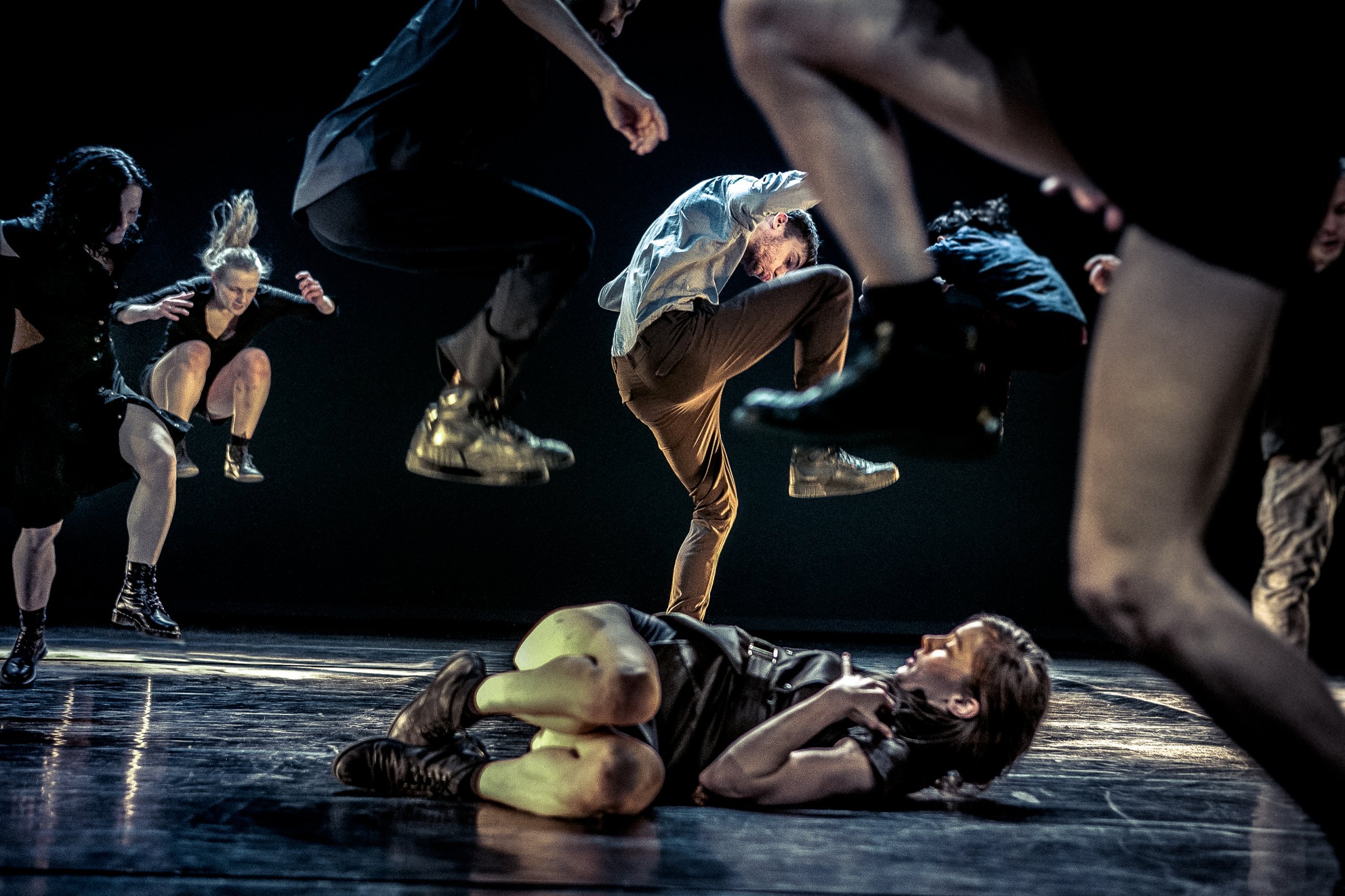 Photo of dancers on stage