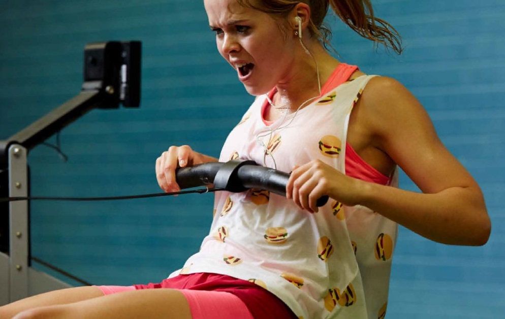 Photo of girl rowing