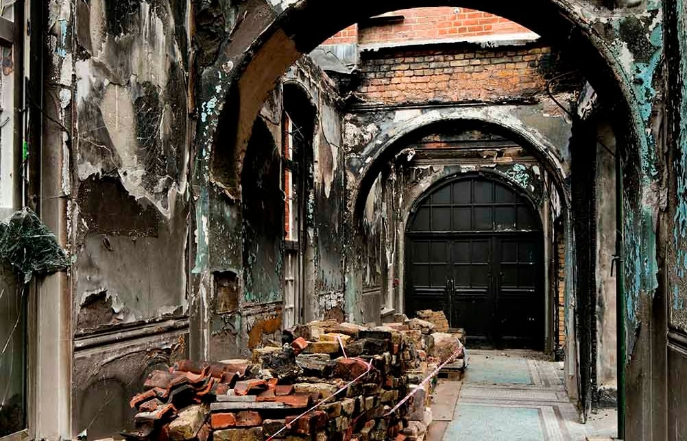 Battersea Arts Centre cleared for post-fire reconstruction