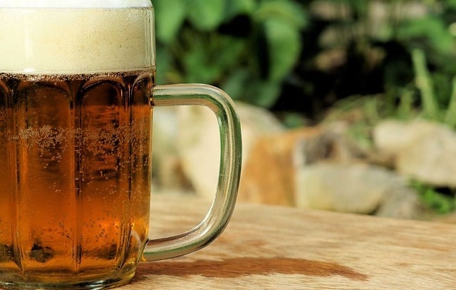 Photo of a glass of beer