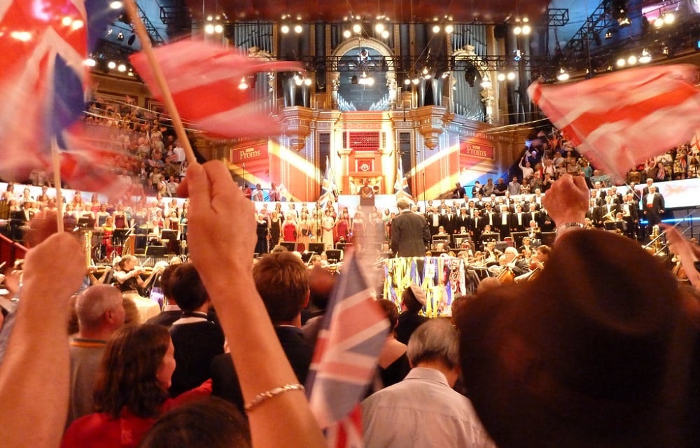 Photo of concert from audience