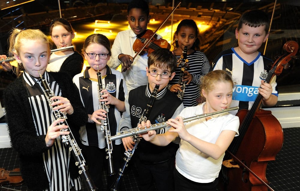 Photo of young musicaians