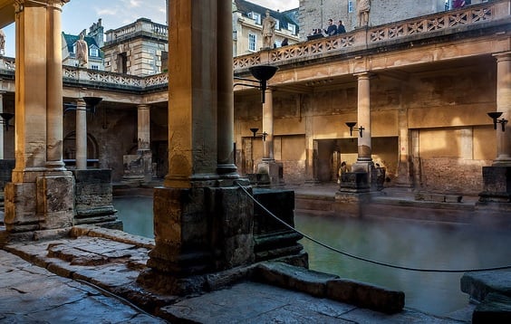 Photo of Baths' courtyard