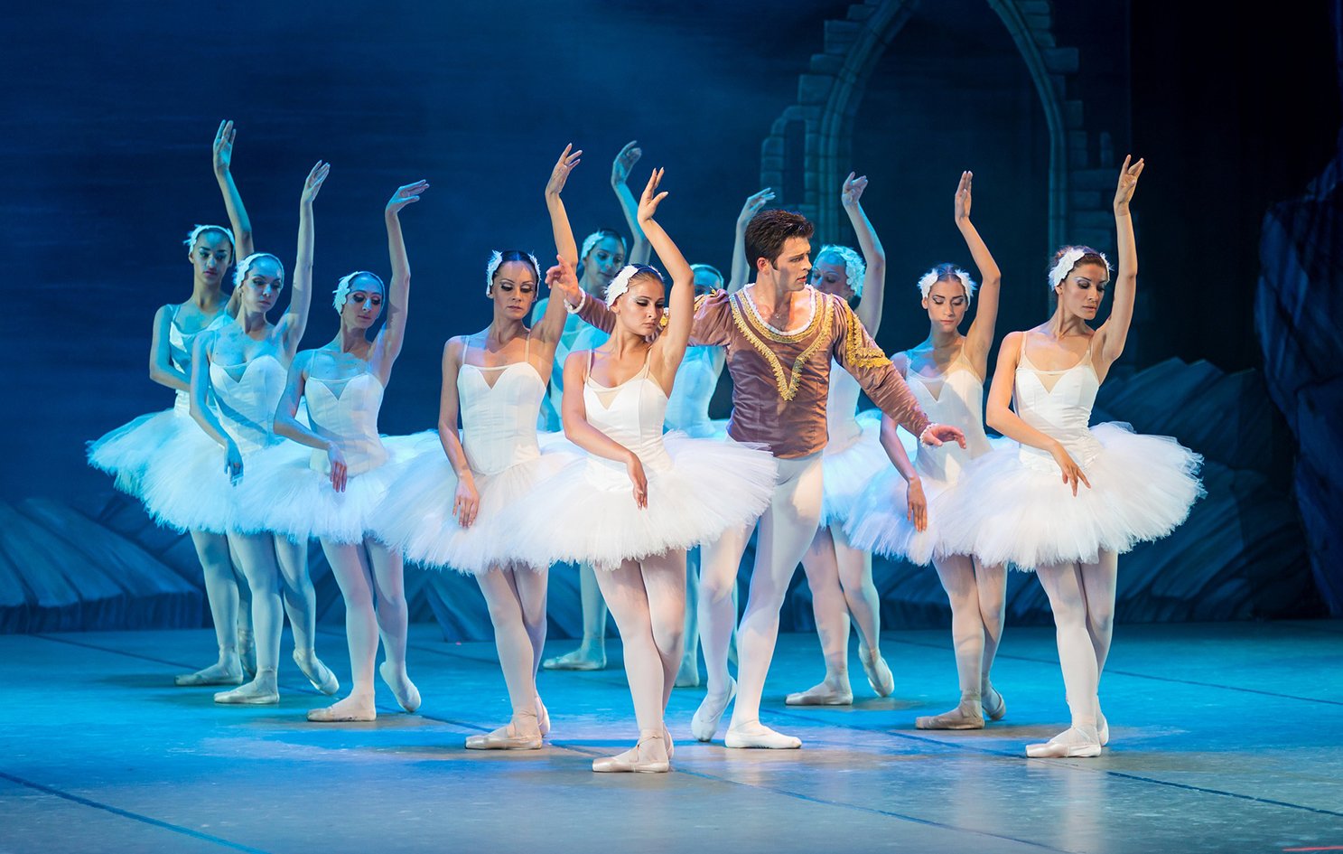 Production shot - swan lake