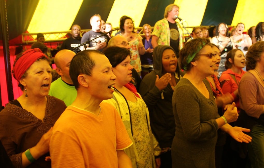 Photo of a community choir