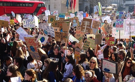 Arts and culture workers join climate strike