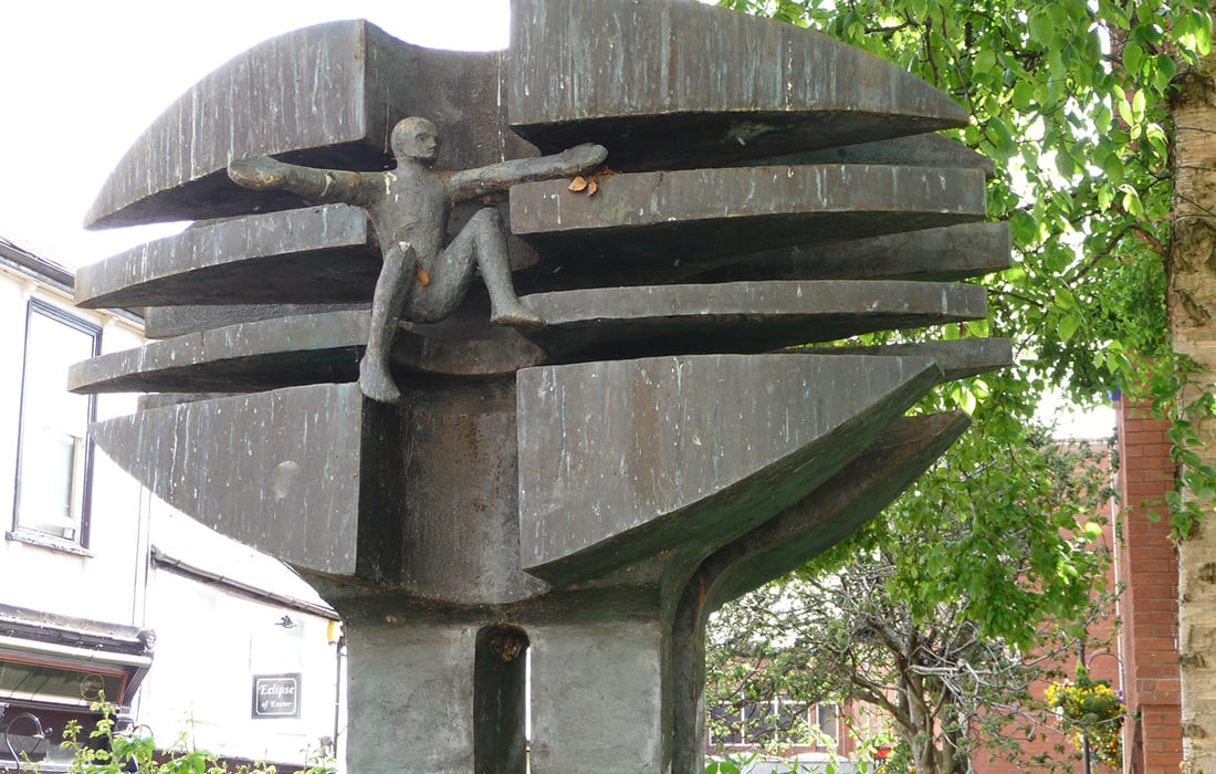 Statue in a park