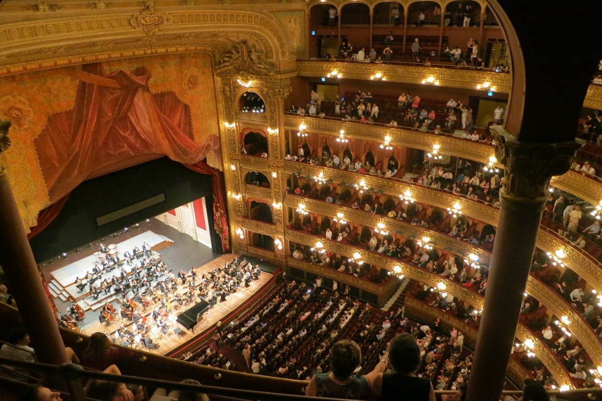 The interior of an auditorium