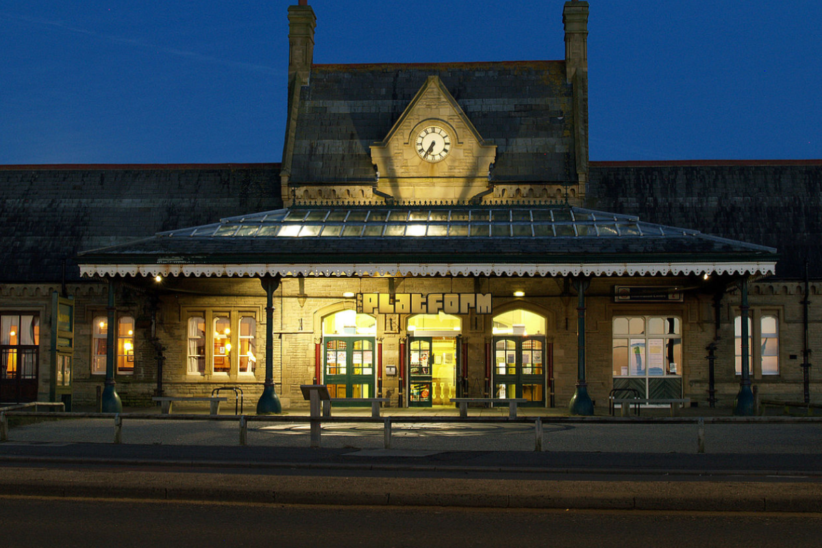 Exterior of Morecambe arts venue The Platform