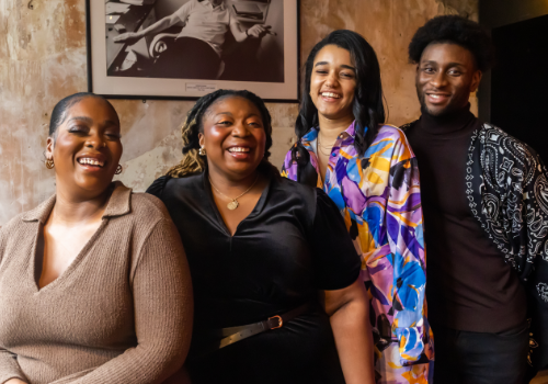 (L-R) Alisha Artry, Ama Biriwaa Ofori-Darko, Ameena Hamid, Wofai Je. Missing: Pooja Sitpura