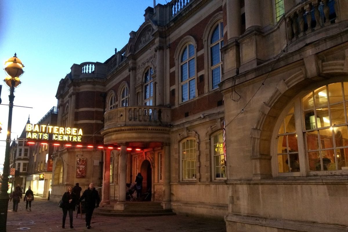 The main entrance to Battersea Arts Centre