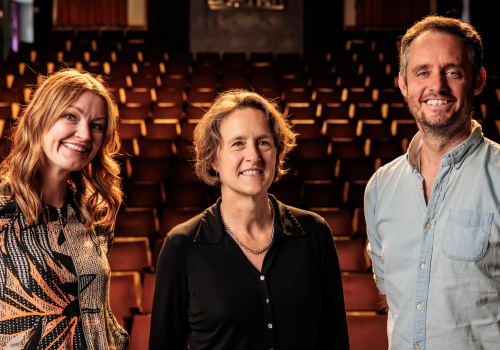 (l-r) Kelly Johnson, Emma Stephenson and Martin Berry