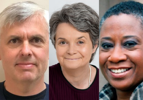 Newly appointed trustees at National Youth Orchestra. In order from left to right: Steve Sacks, Nicola Brentnall, Vyla Rollins