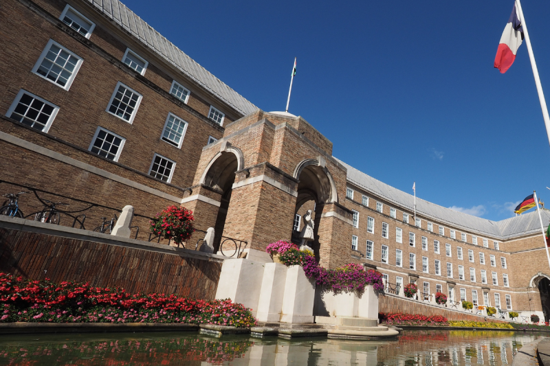 The council building in Bristol