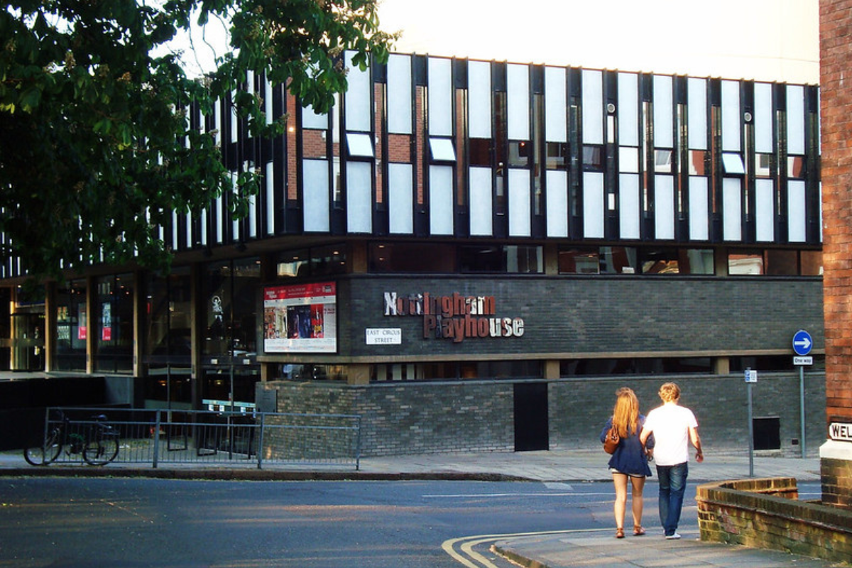 Exterior of Nottingham Playhouse, 2017